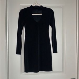 Express Little Black Long Sleeve dress size 2